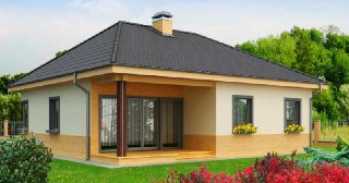 Строительство одноэтажных домов Туймазы цена от 24323 руб. м2